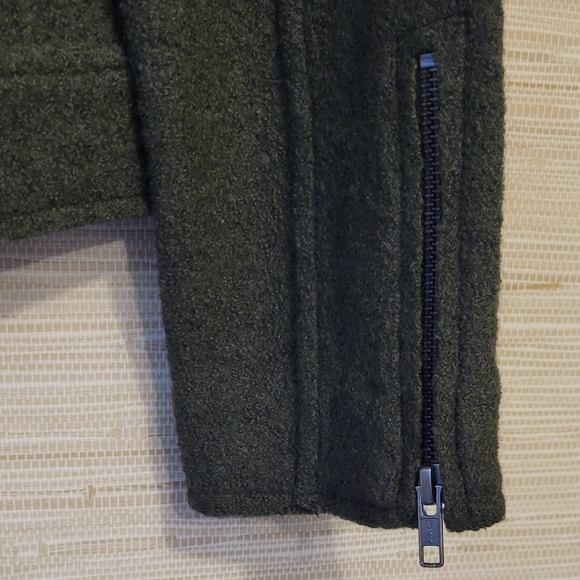 Tahari Women's Dark Green Wool Blend Jacket M - Picture 3 of 5